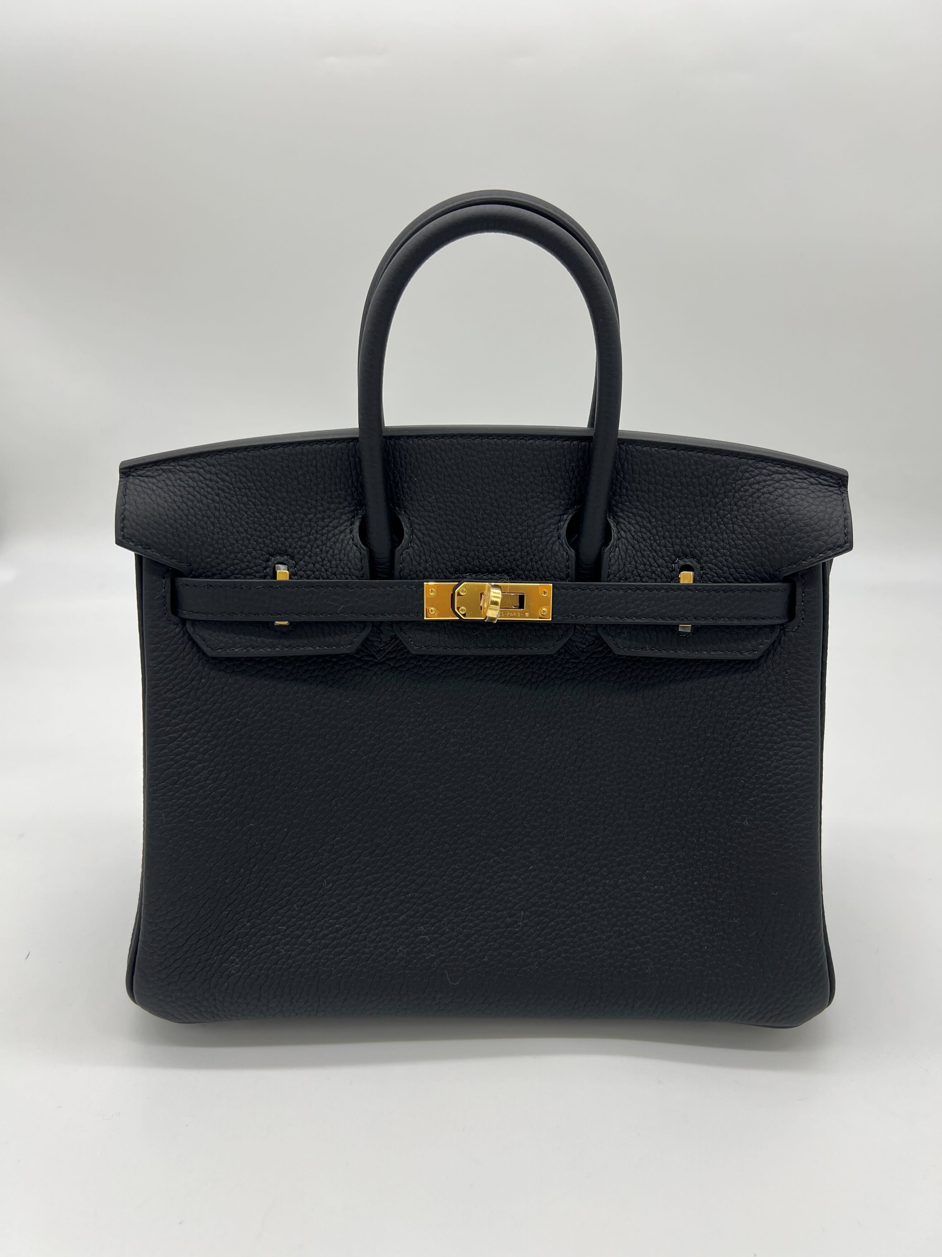 Hermes Noir Togo Birkin 25