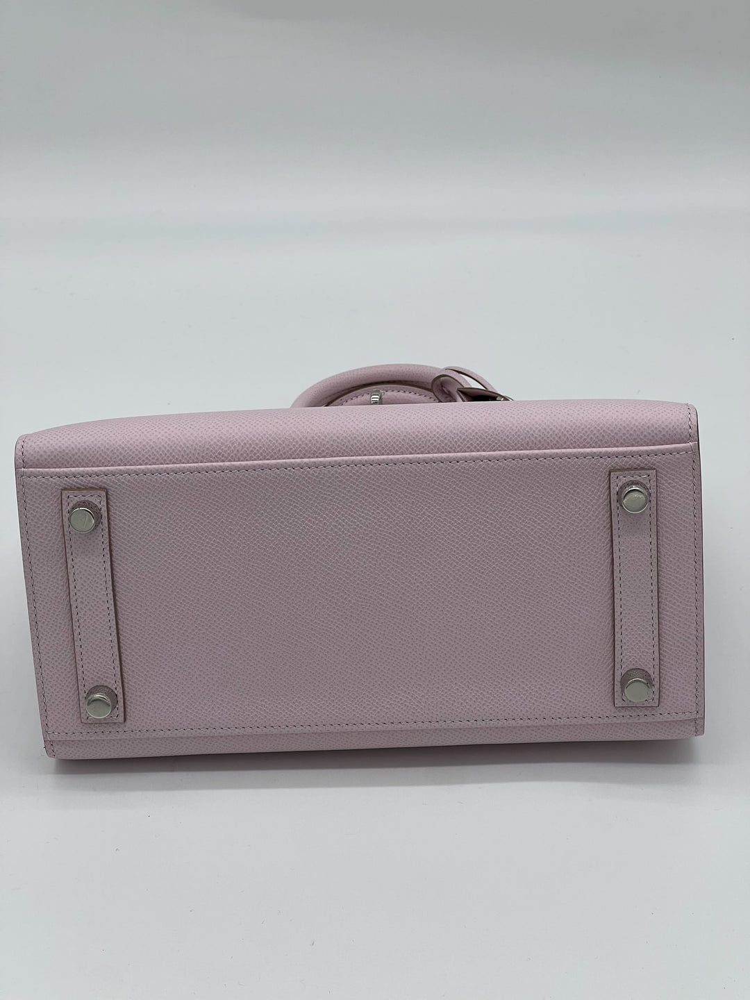 Hermès Bolide 1923 25 In Mauve Sylvestre Epsom With Palladium Hardware in  Pink