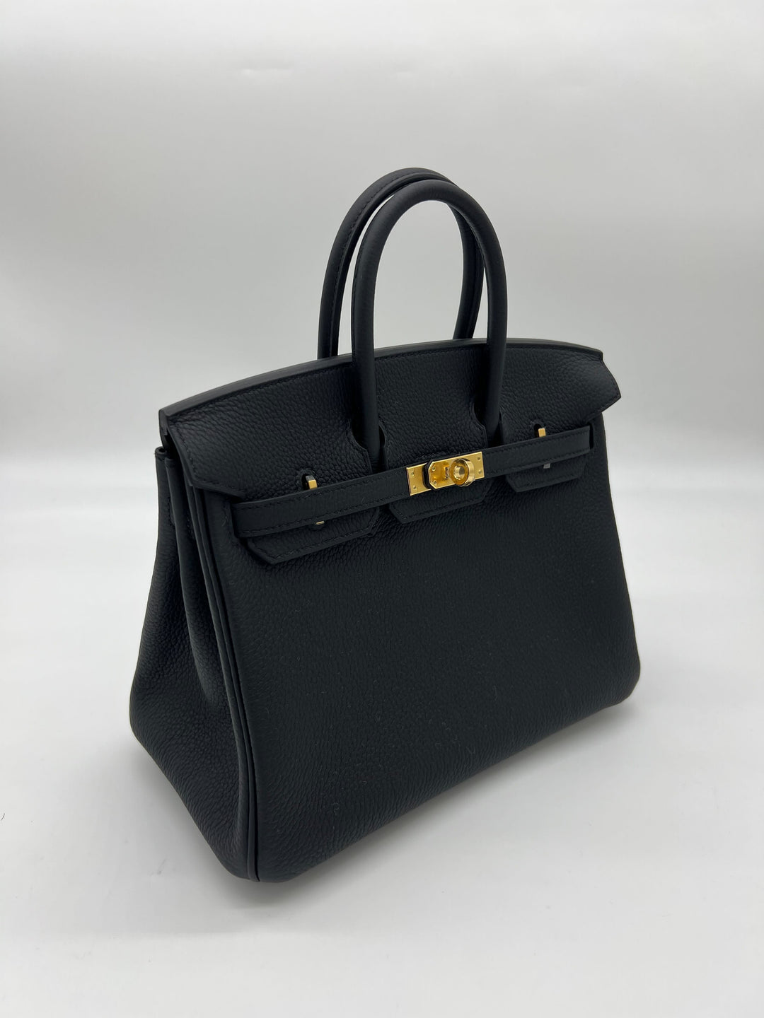 Hermès Birkin 25 Noir Togo Gold Hardware