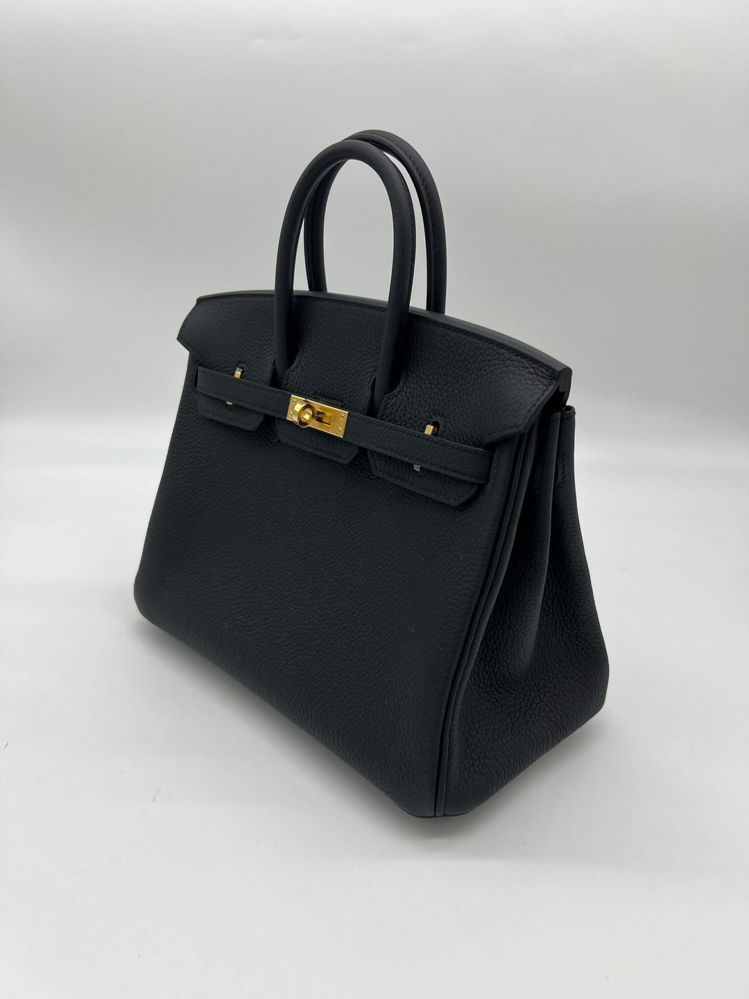 Hermès Birkin 25 Noir Togo Gold Hardware