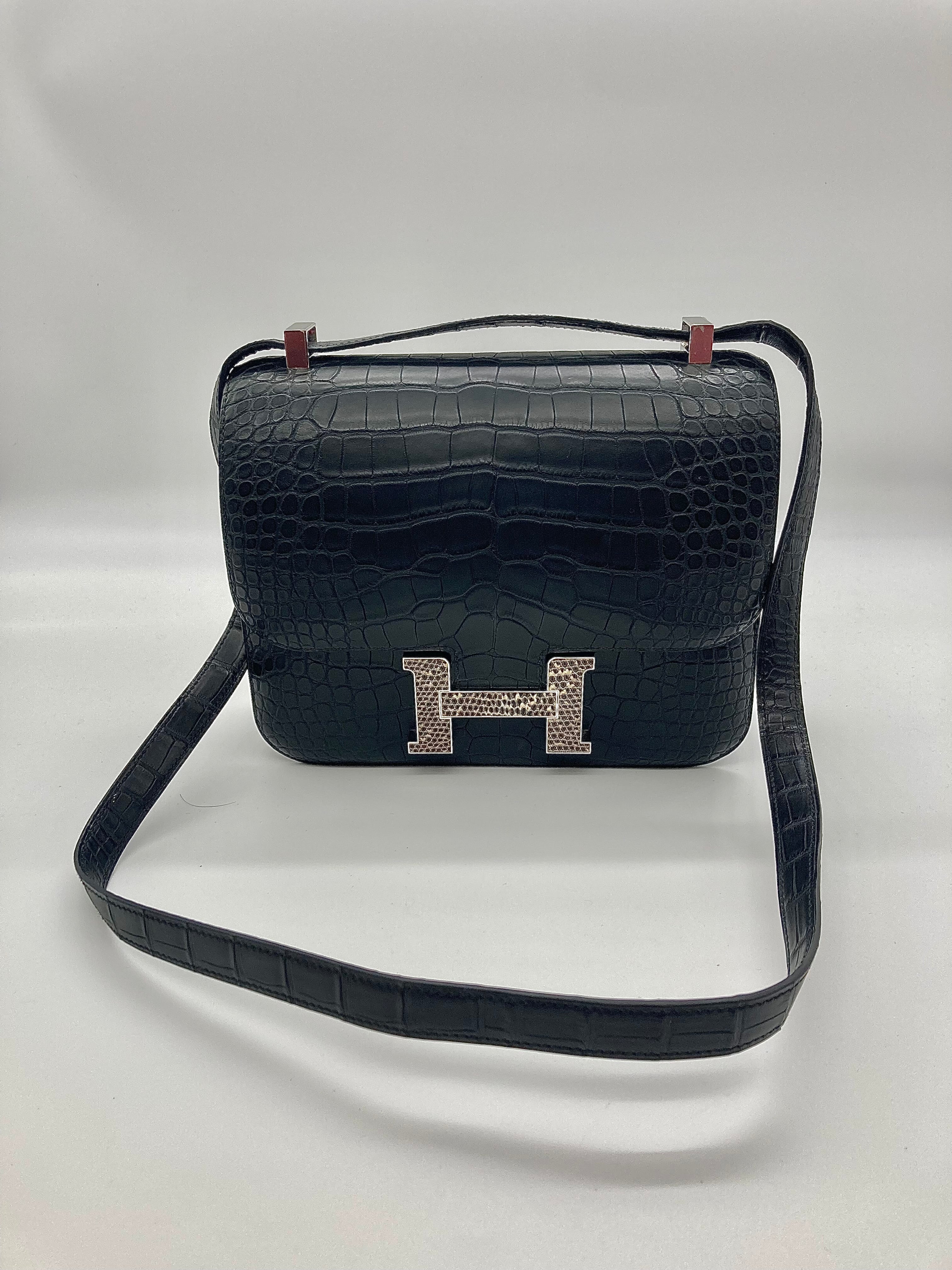 Hermes constance online croc