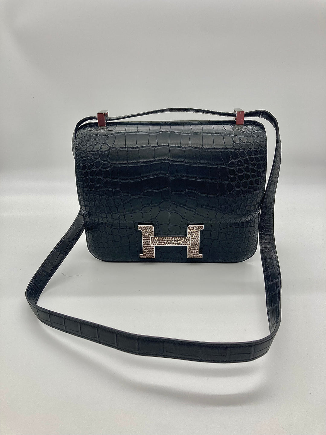 Hermès Constance 24 Alligator Noir Bag