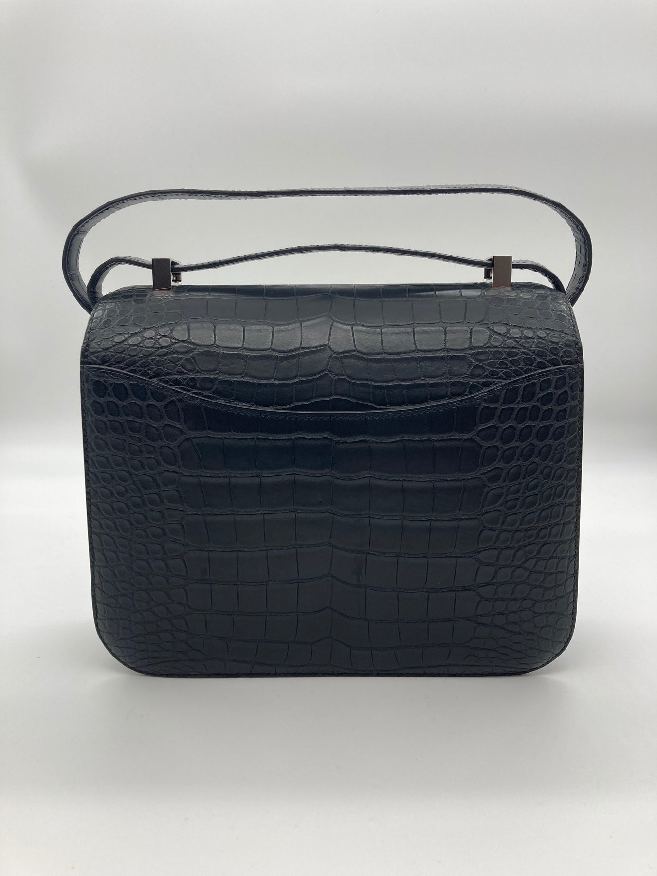 Hermès Black Lizard Constance 24 with Gold Hardware