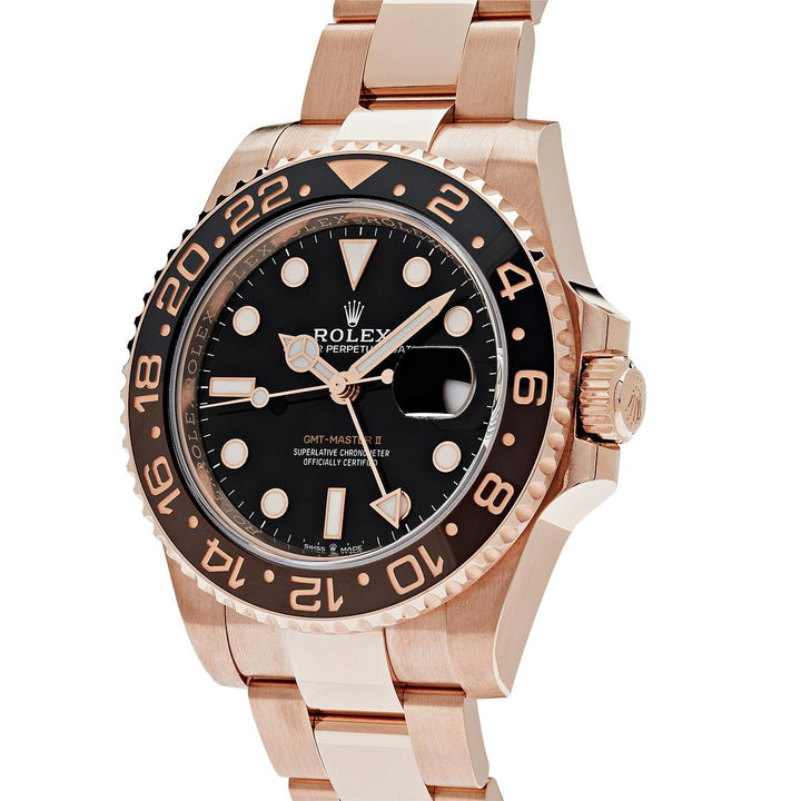Rolex GMT-Master II 'Root Beer' Rose Gold Black Dial 126715CHNR (2019)