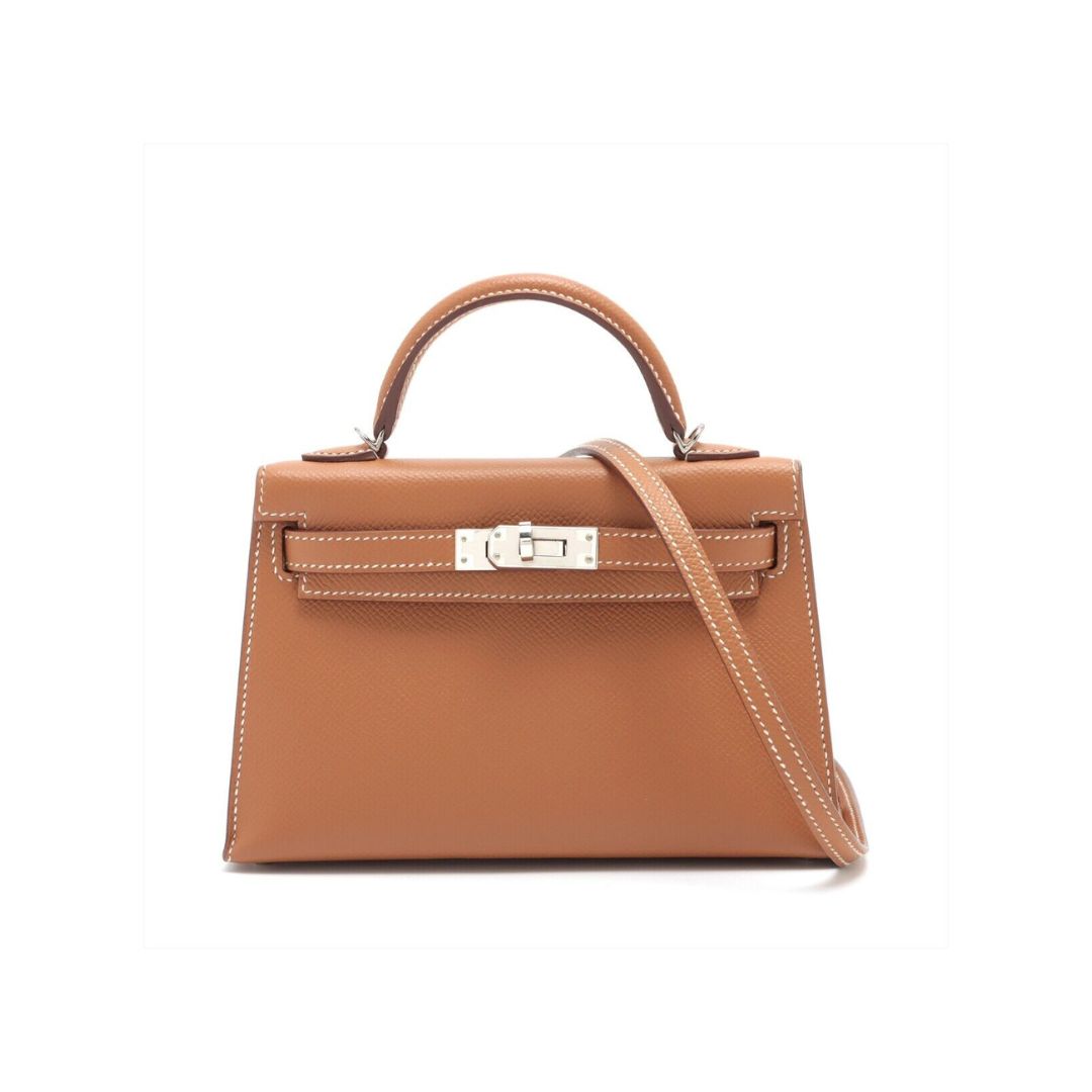 Hermes Kelly Miini Sellier Rouge Casaque Epsom Leather Gold Hardware